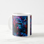 Neon Gorilla Kaffeetasse (Vorderseite Links)