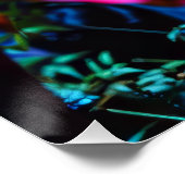 Neon Gorilla Poster (Ecke)