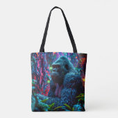 Neon Gorilla Tasche (Rückseite)