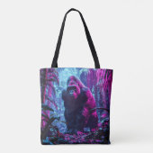 Neon Gorilla Tasche (Rückseite)