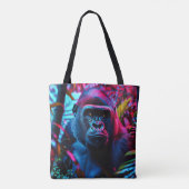Neon Gorilla Tasche (Rückseite)