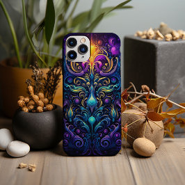 Neon Gothic, psychedelisches Muster Case-Mate iPhone Hülle