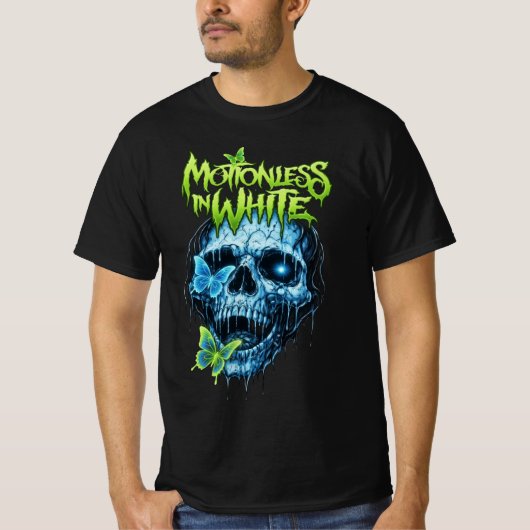 Neon Gothic Skull T-Shirt (Vorderseite)