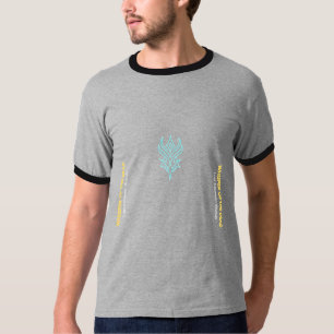 Neon-Gotischer "Flüstern der Toten" Herren-Ringer T-Shirt
