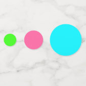 Neon Gradient Theme Party Table Confetti Konfetti (Vorderseiten)