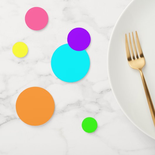 Neon Gradient Theme Party Table Confetti Konfetti (Gruppe)