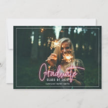 Neon Graduate Abschluss Foto