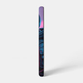 Neon Graffiti Astronaut Samsung Case Galaxy Hülle (Linke Seite)