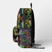 Neon-Graffiti-Gaming-Muster Bedruckter Rucksack (Rechts)