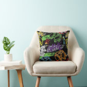 Neon-Graffiti-Gaming-Muster Kissen (Stuhl )