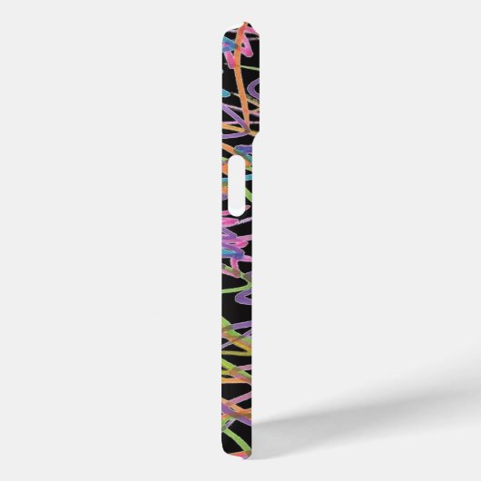 Neon Graffiti iPhone Case (Rückseite / Rechts)