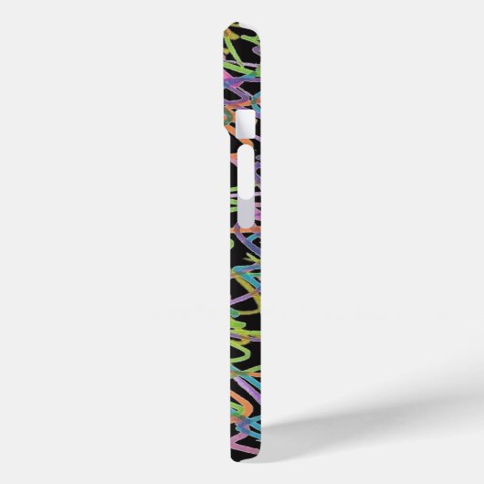 Neon Graffiti iPhone Case (Rückseite / Links)
