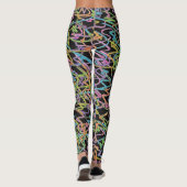 Neon Graffiti Leggings (Rückseite)
