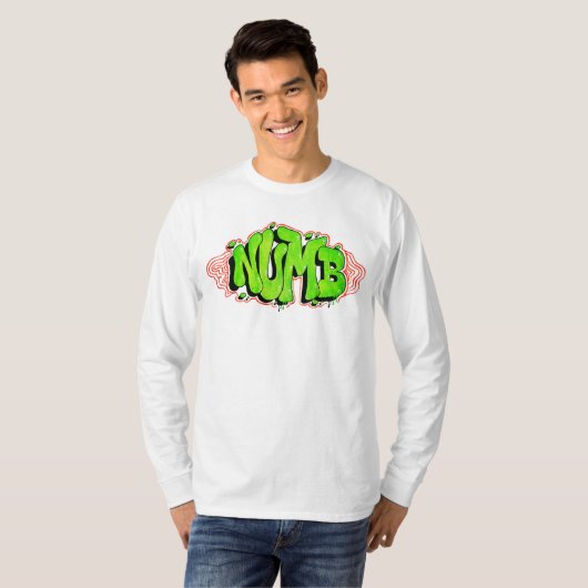Neon Graffiti Style T - Shirt (Vorne ganz)