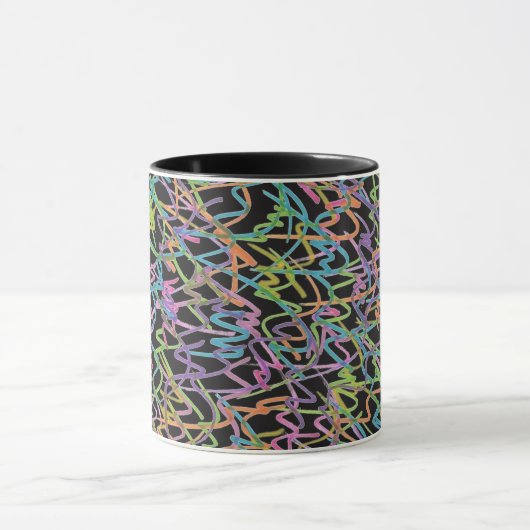 Neon Graffiti Tasse (Zentrum)