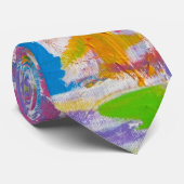 Neon Graffiti-Trendy Moderne Kunst Krawatte (Gerollt)