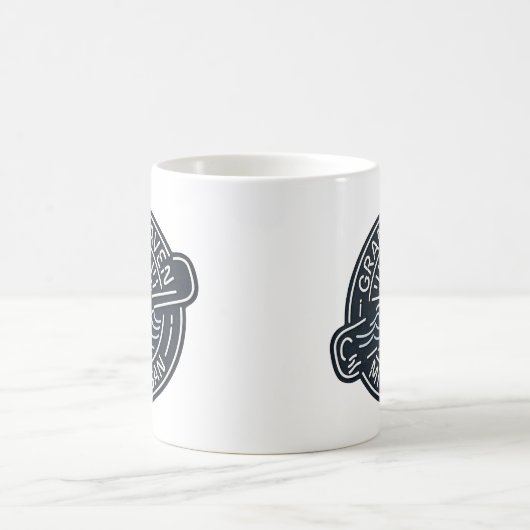 Neon Grand Haven Michigan Kaffeetasse (Mittel)