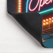 Neon Grand Opening Billboard Mousepad (Ecke)