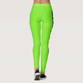 Neon Green Active Sport Leggings (Rückseite)