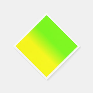 Neon Green and Neon Yellow Ombré  Shade Color Fade Serviette