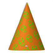 Neon Green Außerirdischen Partyhütchen (Links)