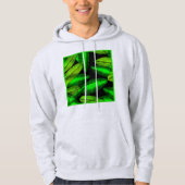 Neon Green Blätter Art. Jetzt kaufen Hoodie (Vorderseite)