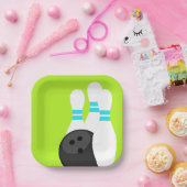 Neon Green Bowling Party Paper Teller (Party)