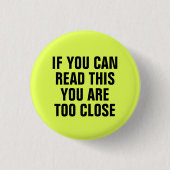 Neon Green Button (Vorderseite)