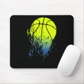 Neon Green Bysketbyll Urbyn Graphic desintegration Mousepad (Mit Mouse)