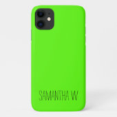 Neon Green Case-Mate iPhone Hülle (Rückseite)