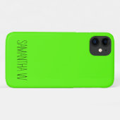 Neon Green Case-Mate iPhone Hülle (Rückseite (Horizontal))