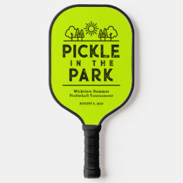 Neon Green Club Turnier Event Pickleball Paddel Schläger