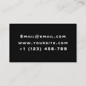 Neon Green Controller Joystick Game Tester Gamer Visitenkarte (Rückseite)