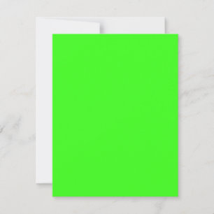 Neon Green Custom Einladung