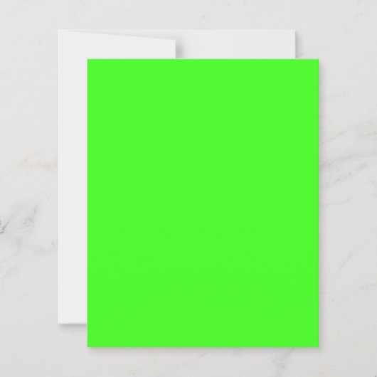 Neon Green Custom Paper Sheet (Vorderseite)