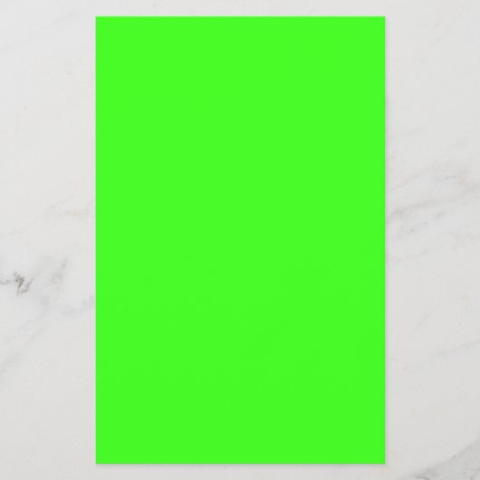 Neon Green Customizable Flyer (Vorne)