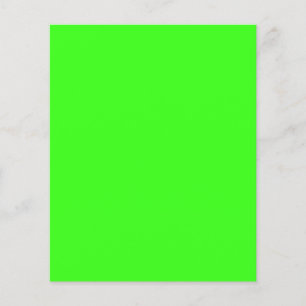 Neon Green Customizable Flyer