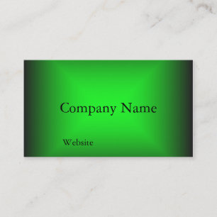 Neon Green Design Visitenkarte