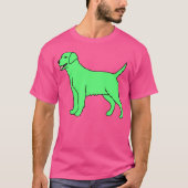Neon Green Dog T-Shirt (Vorderseite)