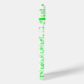 Neon Green Doodle iPhone Case – Abstract Line Art (Rückseite / Rechts)