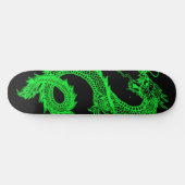 Neon Green Dragon Skateboard Deck (Horizontal)