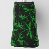 Neon Green Dragonflies Golf Headcover (Rotieren 90)