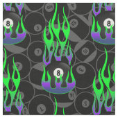Neon Green Eight Ball Stoff (Nahaufnahme)