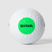 Neon Green Eleganname Color Travel Bright Golfball (Vorderseite)