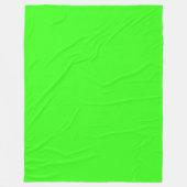 Neon Green Fleece Blanket (Vorderseite)