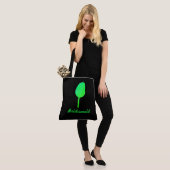 Neon Green Floral Tulip Abstrakt Bridesmaid Gift Tasche (Am Model)
