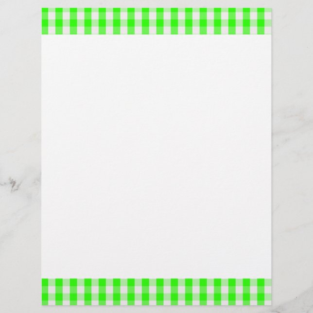 Neon Green Gingham Pattern by Shirley Taylor (Vorderseite)