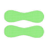 Neon Green Gingham Pattern von Shirley Taylor Baseball (Paneele)