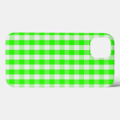 Neon Green Gingham Pattern von Shirley Taylor Case-Mate iPhone Hülle (Rückseite (Horizontal))