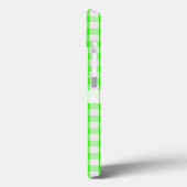 Neon Green Gingham Pattern von Shirley Taylor Case-Mate iPhone Hülle (Rückseite / Links)